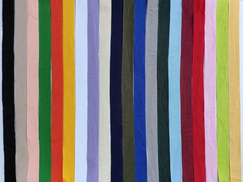 Twill Tape Herringbone Tape 5/8 Inch 40 Yards Cotton Ribbon 20 Colors Mixed for Sewing Binding Gift Wrapping Craft DIY (5/8 inch(1.5 cm), Mixed Co...