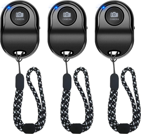 Remote Shutter for iPhone Camera, Bluetooth Remote for Android, Hands Free Works with Take a Christmas Family Portrait, Create Amazing Photos and ...