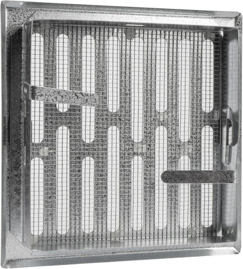Vent Systems 5.5'' x 5.5" Inch Galvanized Steel Vent Cover - Square Air Vent Louver - Removable Ventilation Grille - Integrated Insect Screen - HV...