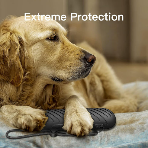 SITHON Silicone Case for Chromecast with Google TV 2020 Voice Remote, Shockproof Anti Slip Protective Cover with Anti-Lost Lanyard Strap for Googl...