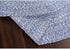 Super Area Rugs Farmhouse Braided Rug Cotton Kitchen Reversible Carpet Blue & White, 8" X 28" - Single Stair Tread...