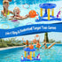 Pool Floats Toys Games Set, 2-in-1 Floating Pool Basketball Hoops & Pool Ring Toss Game, Fun Summer Water Games Pool Toys for Kids Ages 8-12, Teen...