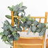 DearHouse 6.2 Feet Eucalyptus Garland Artificial Silk Eucalyptus Leaves Vines Handmade Garland Greenery Wedding Home Backdrop Arch Wall Decor...