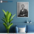 Frame a Patent Abraham Lincoln Photograph - Historical Artwork from 1865 - US President Portrait - (4" x 6") - Gloss...