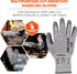 Ergodyne ProFlex 7030 Cut Resistant Work Gloves, ANSI A3, PU Coated Palms for Flexible No Slip Grip, Abrasion Resistant, 13g,Gray, 2X-Large...