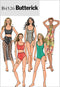 BUTTERICK PATTERNS B4526 Misses' Swimsuit and Wrap, Size AA (6-8-10-12)...