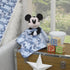 Disney Mickey Mouse Blue, White and Black Lovey Security Blanket...