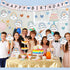 65 Pieces Rainbow Birthday Bulletin Board Set Happy Birthday Bulletin Board Decor Classroom Birthday Chart Cutouts Decorations Rainbow Happy Birth...