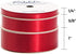 Ribbli 3 Rolls Double Faced Satin Red Craft Ribbon,Total 30 Yards,(1/4 Inch x 10-Yard,5/8 Inch x 10-Yard,1 Inch x 10-Yard),Use for Bows Bouquet,Wr...