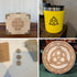 Runes Stencils for Painting on Wood Stones Reusable Celtic Border Ancient Alphabet Viking Symbol Stencils for Crafts Canvas Furniture Wall Drawing...