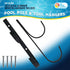 U.S. Pool Supply Set of 2 Black Aluminum Pool Hangers for Telescopic Poles - Store Poles with Nets, Vacuums, Hoses & Attachments - Organize Swimmi...