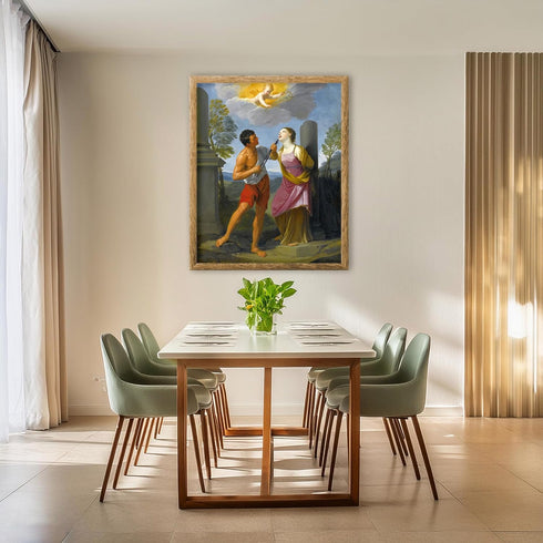 Posterizer 1 pcs-The Martyrdom of Saint Apollonia painting poster-Religious Posters-Gifts for Christians -Decor for Church, Sunday School Classroo...