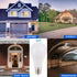 Motion Sensor Light Bulbs - Outdoor 15W (100W Equivalent) 3000K 1500LM E26 A21 Dusk to Dawn Sensing and Radar LED Motion Activated Light Bulbs 2 P...