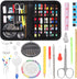 Glarks 132Pcs Sewing Kit, Multifunctional Sewing Supplies Repair Kit with Thread, Sewing Needles, Pins, Scissors, Thimble, Tape Measure, Buttons, ...