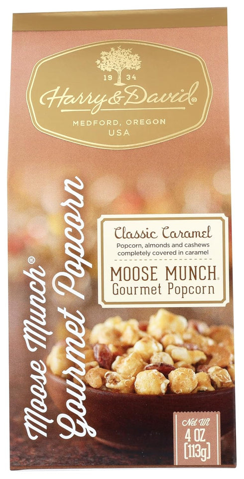 Harry and David Moose Munch Premium Popcorn - Classic Caramel - 4.5 Oz Box...