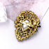 LAXPICOL Women's Vintage Austrian Crystal Elegant Flower Teardrop Brooch Gold Tone...