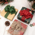 Ribbli Red Burlap Wired Ribbon,1-1/2 Inch x 10 Yard,Wired Edge Ribbon for Big Bow,Wreath,Tree Decoration,Outdoor Decoration...