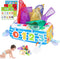 Baby Tissue Box Toy, Soft Montessori Tissue Box Baby Toys 6 to 12 Months, High Contrast Crinkle Paper Sensory Silk Scarves Toys for 1 Year Old Boy...