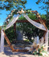 White Wedding Arch Draping Fabric 29" X 20FT Sheer Drapes Chiffon Fabric for Wedding Arbor Engagement Ceremony Party Bridal Shower Swag Fabric Dec...