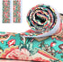 OUGAR8 Refrigerator Door Handle Covers Handmade Decor Protector for Ovens, Dishwashers.Keep Your Kitchen Appliance Clean from Smudges, Food Stains (Retro Rose, 14.5"*4")