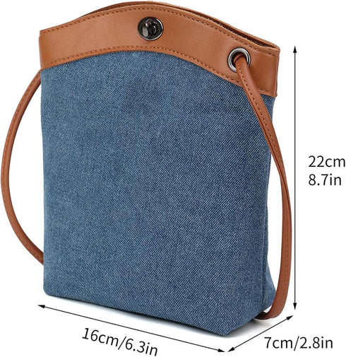 Crossbody Purses for Women Trendy Denim Small Cross Body Bag for Cell Phone Wallet...