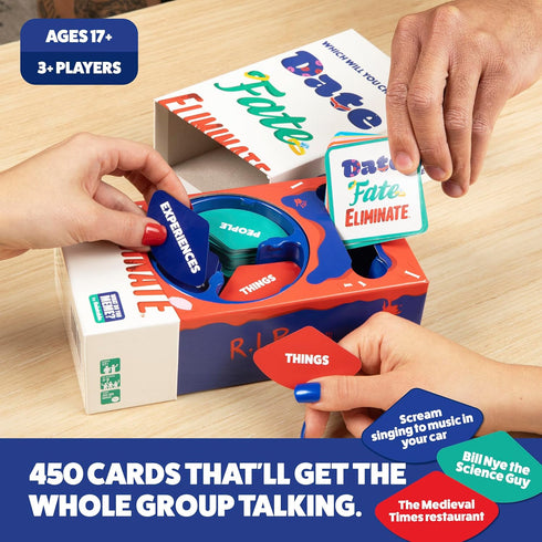 WHAT DO YOU MEME? Date Fate Eliminate — The Card Game That Tests Your Taste...