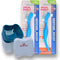 Denture Case with 2 Denture Cleaning Brushes, Retainer Case with Lid and Draining Basket for Cleaning and Storing…...