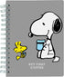 Graphique Vegan Leather Spiral Journal, Peanuts Focus, Focus On The Good" Quote on the Cover – Perfect for Taking Notes, Lists and More...