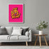 Posterizer 1 pcs-Oh Yeah- Positive Girly Minimalistic Wall art-Abstract & Modern Art-Gift for Daughter, Son, Kids-Living Room Bedroom Decor- UNFRA...