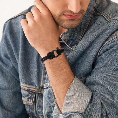 Back to School Supplies Graduation Gifts for Him First Day Gifts for Son Grandson Teenagers Black Bracelet...