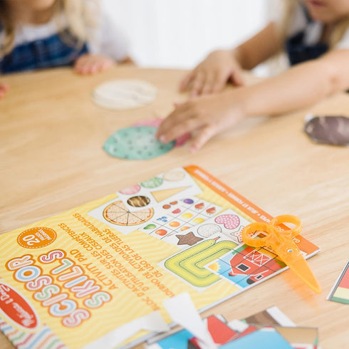 Melissa & Doug Scissor Skills Activity Book With Pair of Child-Safe Scissors (20 Pages) - FSC Certified...