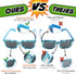 kilofly 4pc 8-Bit Pixel UV Protect Gamer Sunglasses Adult Kids Party Favors...