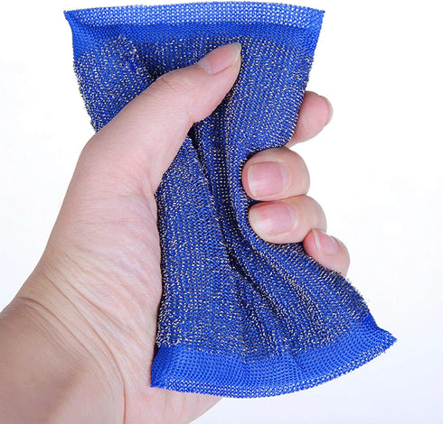6 Pack Steel Scrub Sponge Dish Wash Sponge Multi-Use Heavy Duty Scrub for Dishwashing Long Lasting Kitchen Sponge for Hard Surface Tools...