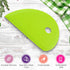 Zoie + Chloe Multipurpose Silicone Bowl Scraper - Dough Scraper for Cleaning Mixing Bowls, Baking Pan - Silicone Scraper Spatula For Painting, Smo...
