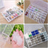2Pack 18 Grids Craft Organizers and Storage Bead Organizer Tackle Box Organizer with Adjustable Divider, Plastic, Clear...