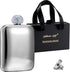 Hillside-Kit Booze Shot Flask- AB Crystal Lid Creative 304 Stainless Steel Wine Alcohol Liquor Flask for Women Girls Men Party Hand size Flask-6OZ...