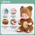 6 Sets 4 Inch Dolls Mini Reborn Baby Dolls,Realistic Baby Doll Set for Girls Boys Toddlers and Kids 3+ (A)...