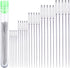 25 Large Eye Stitching Needles - 5 Sizes Big Eye Hand Sewing Needles in Clear Storage Tube...