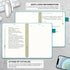 Regolden-Book Spiral Ruled Notebook, Ruled Lined Hardcover Journal for Note Taking (Teal, Dotted)...