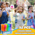 32 Pcs Bubbles for Sea Party Favor, 8 Style Mini Bubble Wands for Kids Toddler with Display Box, Mermaid Birthday Party Supplies, Goody Bag Filler...