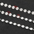 YOUBEIYEE 16.4 Feet Silver Sequin Chains for Jewelry Making Silver Plated Brass Jewelry Chain Roll with Jump Rings and Lobster Clasps...