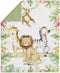 UNIQUE Safari Fabric Panel 19x25 in, Quilting Panel, Baby Quilt Panel, Cotton Baby Panel, Blanket Panel, Cotton Fabric for Quilting...