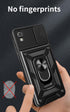 for TCL 30Z Phone Case: TCL30Z / TCL 30 Z / T602DL / 30 LE Cell Back Cover with Screen Protector - Black Sj...
