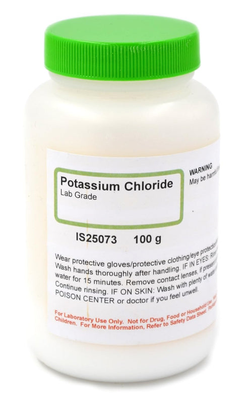 Innovating Science Lab-Grade Potassium Chloride, 100g - The Curated Chemical Collection...