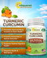 aSquared Nutrition Turmeric Curcumin 1300mg with BioPerine Black Pepper Extract - 180 Capsules - with 95% Curcuminoids, 100% Natural Tumeric Root ...
