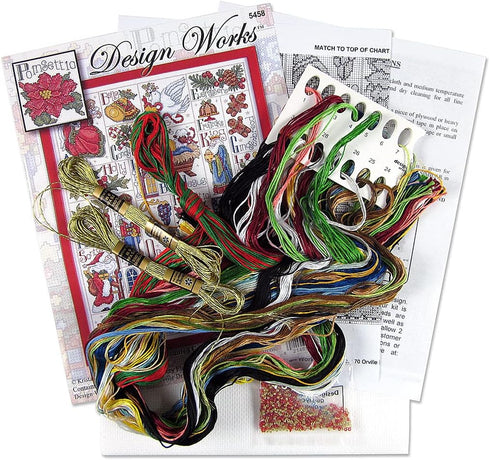 Design Works Crafts Christmas ABC Counted Cross Stitch Kit, Multi...