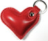 Leather Heart Keychain Bag Charm Key Fob Car Accessories for Women Gift...