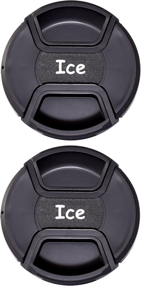 2 X ICE 77mm Front Lens Cap for Camera Snap-On Center Pinch 77...