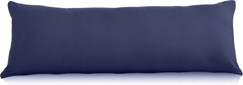 EVOLIVE Ultra Soft Body Pillow Cover/Pillowcases 21"x54" with Hidden Zipper Closure (21"x54" Body Pillow Cover, Navy)...