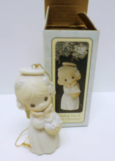 Precious Moments Sending You A White Christmas Ornament #528218...